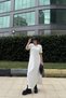 Women's Long Loose Dress - 700-3525 - 3