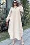 Women's Beige Dress - 700-3517 - 4