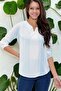 Women's Blue Blouse - 700-2752 - 2