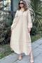 Women's Beige Dress - 700-3517 - 7