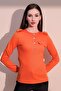Women's Orange Blouse - 700-3283 - 3