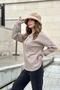 Women's Mink Knitwear Blouse - 700-K5591 - 2