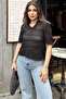 Women's Black Blouse - 700-t204 - 2