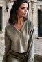 Women's Beige Blouse - 700-3327 - 2