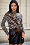 Women's Black Blouse - 700-K4493 - 2