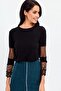 Women's Black Blouse - 700-t4008-1120 - 8
