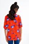 Women's Coral Floral Shirt - 700-K4095 - 4