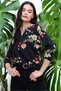 Women's Black Blouse - 700-t4009-5200 - 2