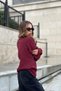 Women's Burgundy Knitwear - 700-K5591 - 2