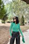 Women's Green Knitwear - 700-K7521 - 6