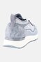 Women Lace Up Casual Shoes, Light Grey - 3