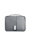 Passport And Card Holder Bag Grey