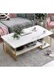 Nordic Living Room Coffee Table Decoration Accessories Luxury Writing Table White Modern Design Mueb