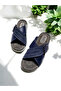 Men's Leather Insole Buckle Adjustable Soft Home and Outdoor Slippers