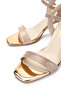 Women's Vegan Pink Heeled Shoes - 4