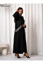 Handmade Suede Shamua Abaya