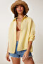 Oversize Muslin Shirt Yellow Lrg0027 - 2