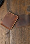 Classic Genuine Leather Handmade Men's Wallet.Birthday & Father's Day & Valentine's Day Gift - 3