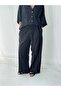Design Linen Trousers Women Black - 3