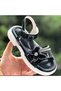 Velcro Girl Children's Sandals Fashion Stone Butterfly Figure Non-Slip (Light) Sole Sandals - 4