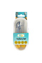 Stainless Steel Cutlery Set with Spoon and Fork with travel case - Yellow - 5