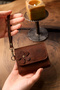 Briddle Rose Wrist Strap Genuine Leather Handcrafted Women's Wallet.Birthday&Mother'S&Valentine's Day Gift - 6