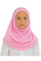 Children's Ready-To-Wear Headscarf Shawl Turban Viscose - Pink - 3