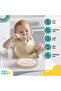 Silicone Feeding Plate with Suction - Beige - 4