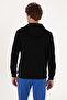Men's Black Basic Sweatshirt 50289056-Vr046 - 5