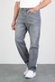 Men's Gray Washed Straight/Baggy Fit 100% Cotton Jean Jeans Hector - 2