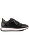 - Black Patent Leather Lace-Up Men's Casual Shoes 101-1024-2224