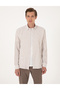 Beige Regular Fit Long Sleeve Shirt 50307084-Vr011 - 3