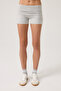 Gray Foldable Waist Detailed Shorts Lounge Shorts