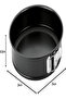 Black Edition Openable Cake Pan 1 Fund – 24 cm Diameter, Non-Stick Springform Bakeware - 2