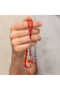 Fire Amber Rosary with Silver Tassels - 3