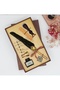 Dip Ink Set Traditional Calligraphy Writing Art Ink Metal Tip Pen Gift Vip Boxed Set - 8
