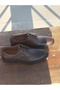 Men's Winter Shoes Genuine Inner Outer Leather Rubber and Non-Slip Sole Bonded Brown Color - 4