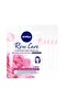 Rose Care Hydrating Face Sheet Mask Organic Rose Water & Hyaluron, 1 Mask, Pack of 4