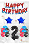 Spider Tama Birthday Spider Happy Birthday Foil Balloon Spider Printed Balloon Navy Blue Star Age 2