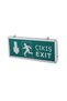 Led Lighted Emergency Exit Emergency Exit Sign down Direction 10 Pieces) Directional Sign - 2