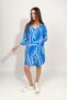 Women's Woven Viscose Casual Casual Shirt Collar Dress - 2