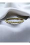 Women's Zircon Stone Gold Color Steel Handcuff Bracelet – Stylish & Elegant Design - 4