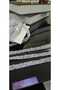 Hayal Model Stone Iron-On Adhesive Strip Applique Silver Color 1 cm X 2 Meters Decorative Ribbon - 3