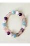 Natural Stone Dream, Intuition, Emotion Bracelet Smoky Quartz, Moonstone, Aquamarine, Labradorite, Amethyst - 4