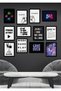Black Frame Look Gamer Wall Decor Living Room Living Bed Children's Game Room Painting Set