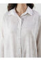 Ecru Textured Women's Shirt Tunic - 3