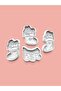 Sock Figure Cookie Mold and Sugar Dough Mold Set of 4 0485-Set