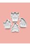 Cute Little Houses Cookie Mold and Sugar Dough Mold Set of 4