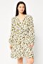 Women Allover Print Mini Dress, Multicolor