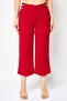 Women Regular Fit Solid Palazzo Pants, Red